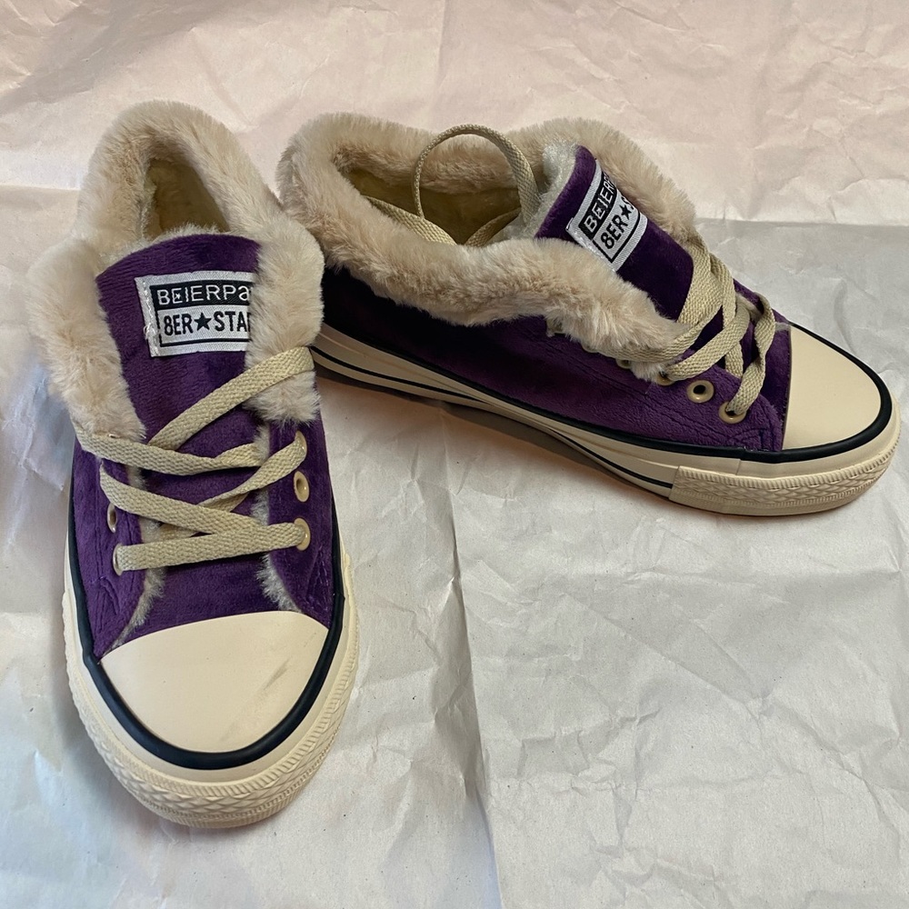 BEIERPAI- 8ER*STAR low top PURPLE shoes